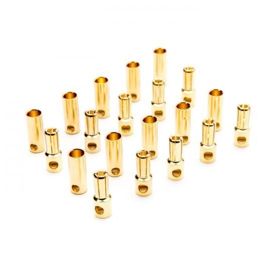 DYN Gold Bullet Connector Set, 5.5mm (10)