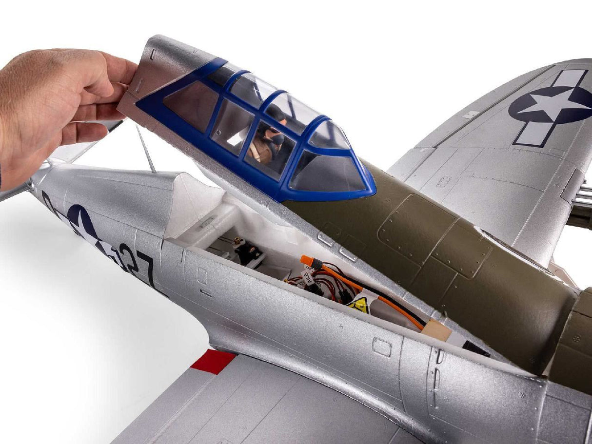 E Flite P-47 Razorback 1.2m PNP