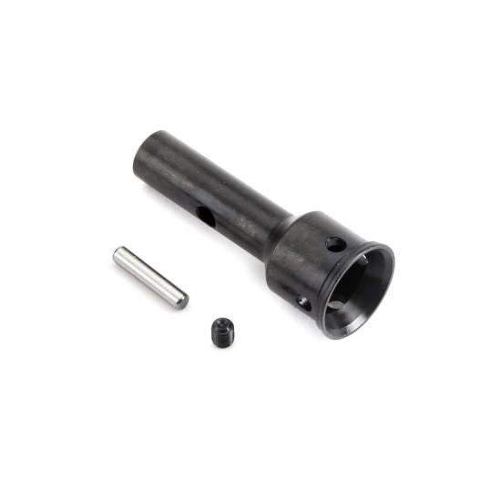 TLR F/R StubAxle,Boot Version, Steel: 5B, 5T, MINI WRC