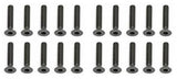 Team Associated M3 X 16mm Flat Head Hex Screws (10)