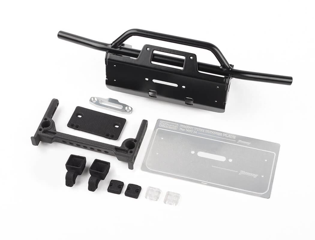 RC4WD STEEL TUBE FRONT BUMPER W/ FLOOD LIGHTS FOR MST 4WD OFF-ROAD CAR KIT W/ J4 JIMNY BODY