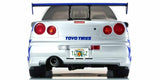Kyosho 1:12 Resin Nissan Gt-R 2001 Fast & Furious Silver/Blue Stripes
