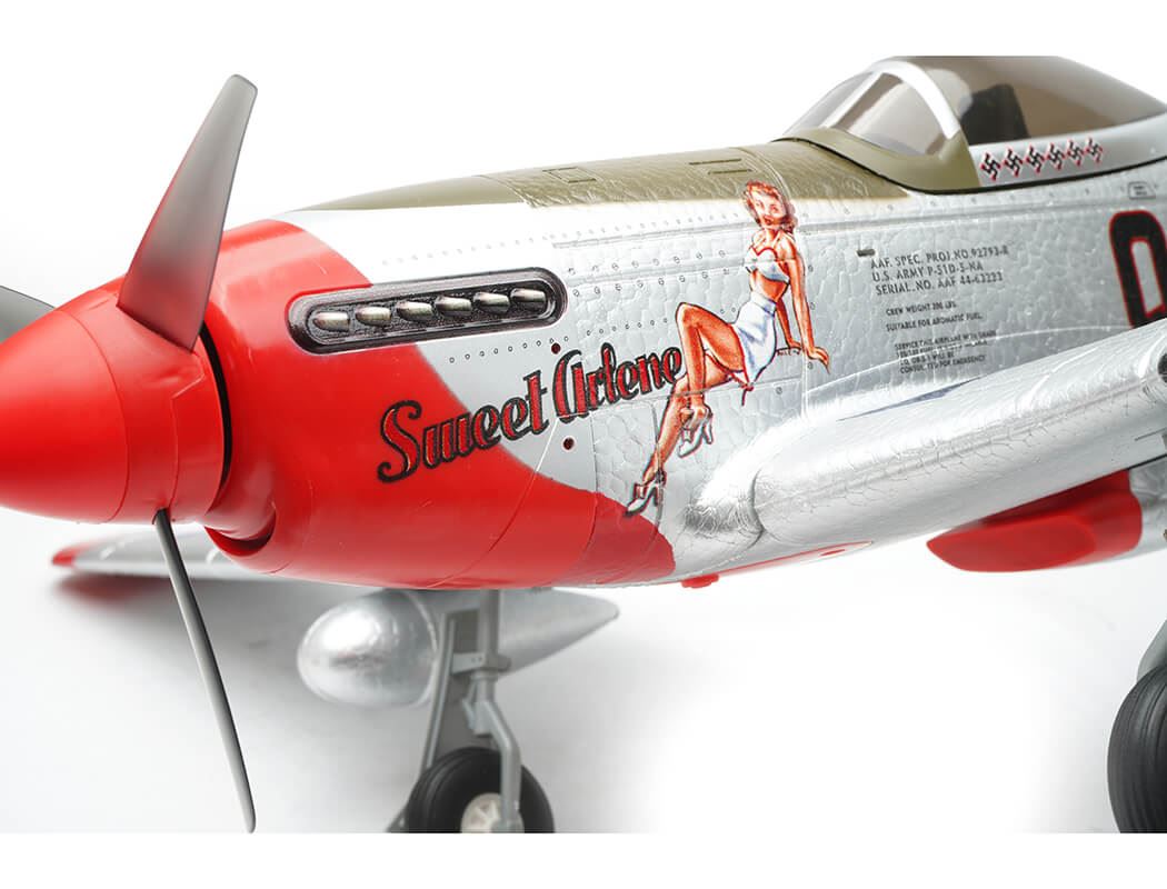 Mo-Fly P-51D Mustang 685Mm 6Ch 3D/6G With 6-Axis Gyro Rtf
