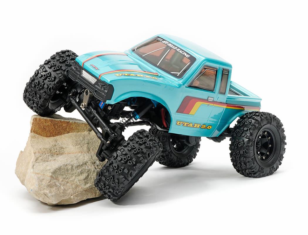 Ftx Utah 2.0 1 18 Brushless 2-Speed Lcg Crawler - Metallic Teal