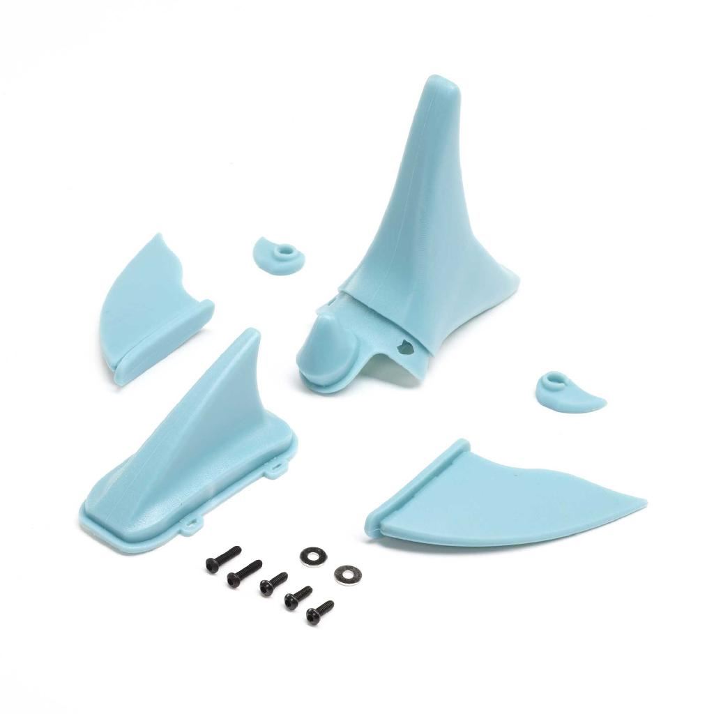 Losi Replacement Fin Set, Megalodon: Mini Lmt