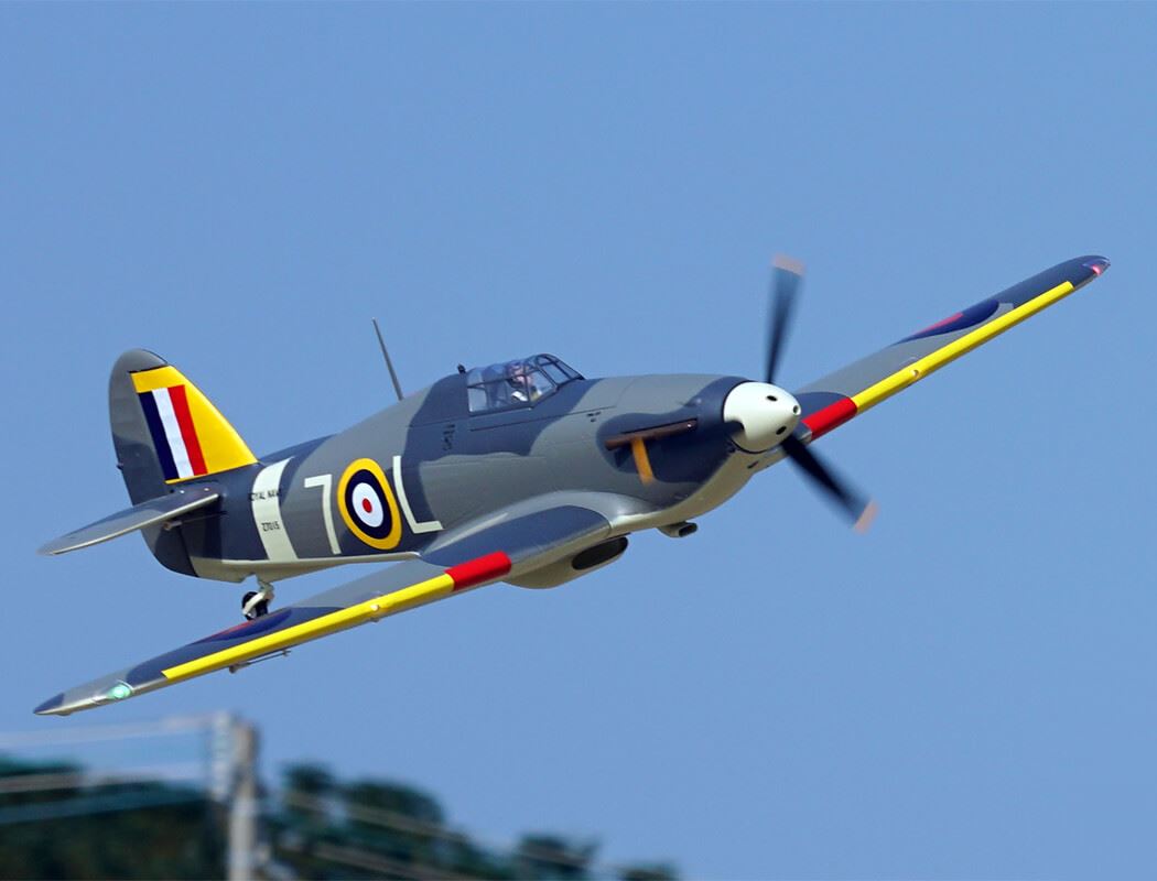 Xfly Hawker Sea Hurricane Mk1 Grey/Green 1200Mm Pnp