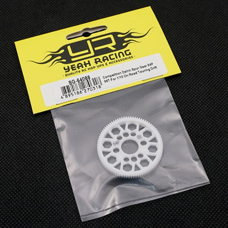 Yeah Racing Competition Delrin Spur Gear 64P 88T For 1/10 On Road Touring Drift
