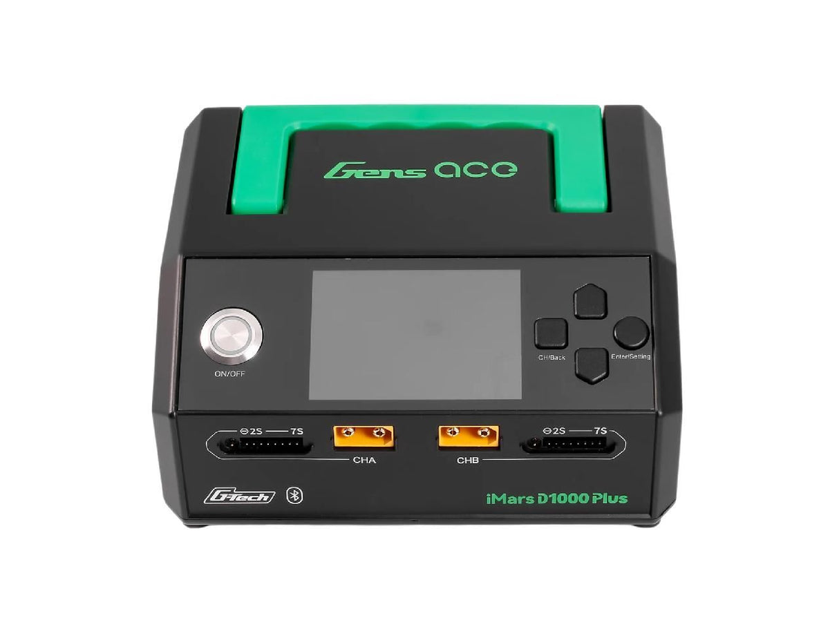 Gens Ace Imars D1000 Plus G-Tech Dual Smart Charger Ac 1000W