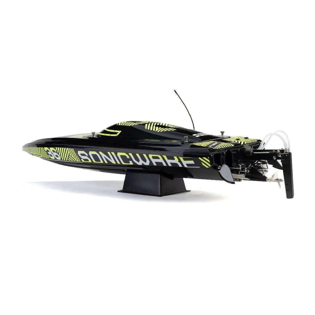 Proboat Sonicwake 36In V3 Self-Righting V-Hull Boat Rtr, Black