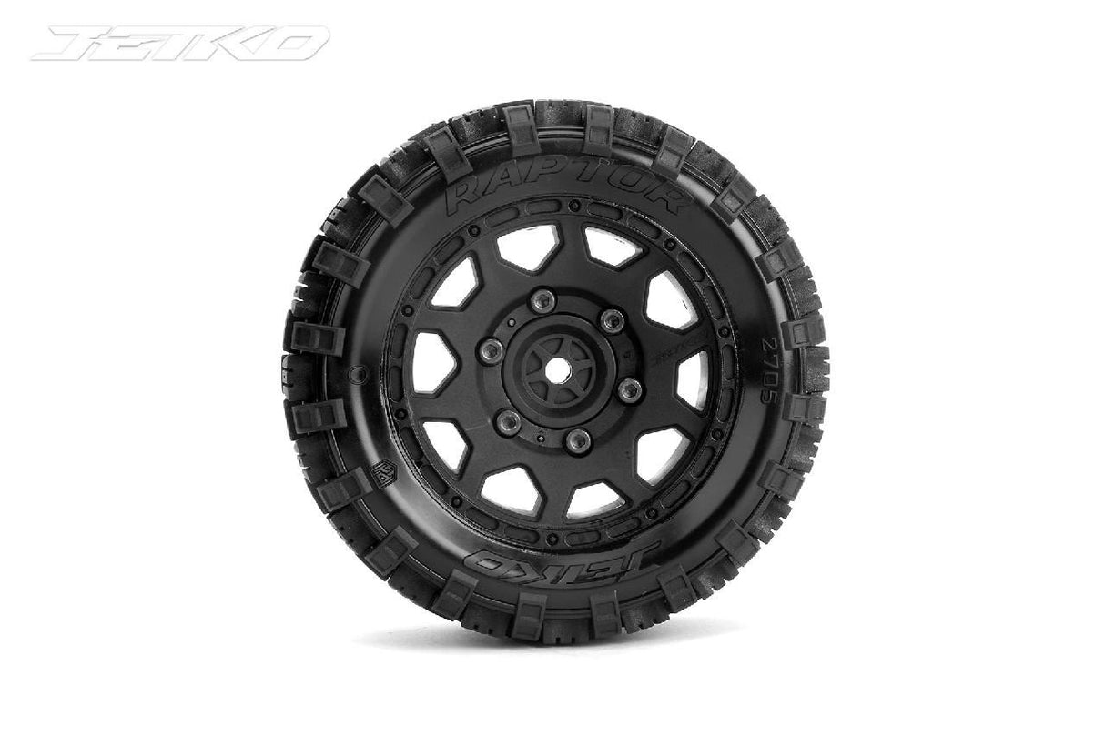 Jetko Ex Tyre St Raptor Black Wheel 2.8In Hex 12-14-17Mm (2)