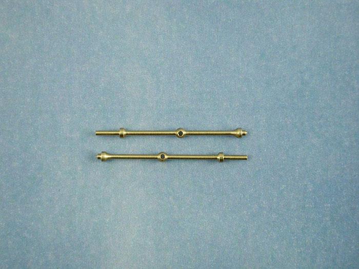 Radio Active 1 Hole Capping Stanchion, Brass 20mm (pk10)