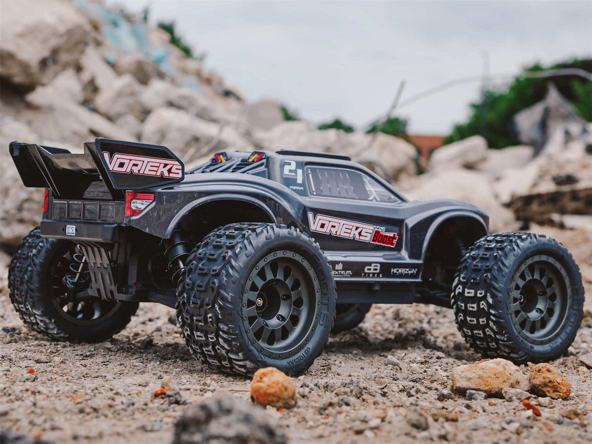 Arrma Vorteks Boost 4X2 550 Mega 1/10 2WD ST Gunmetal w/Batt Chg
