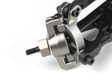 Aluminium Steering Spindle Set (Grey/Left/Right)
