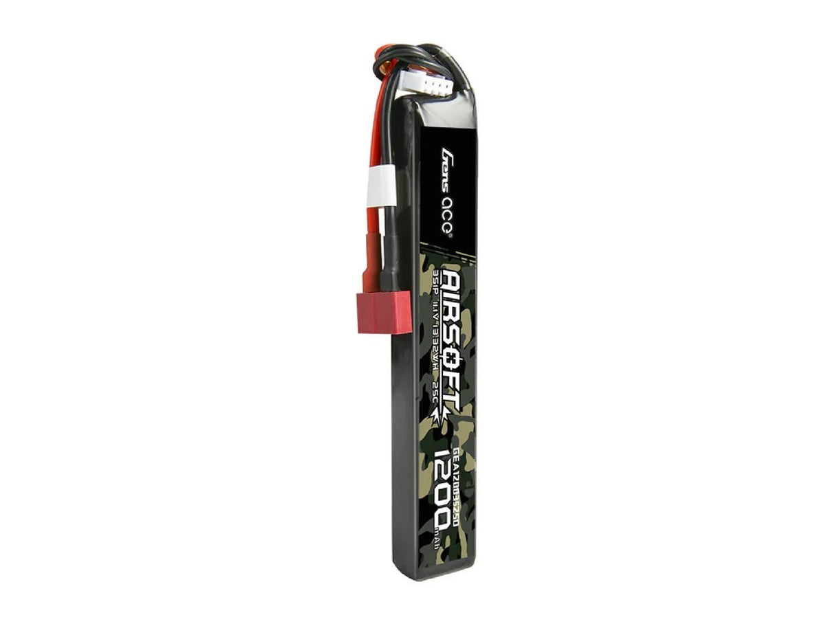 Gens Ace Airsoft 3S 1200Mah 25C With Deans (Fit Most Aeg)
