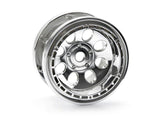 Rock 8 Bead Lock Wheel Chrome (55X36Mm/2Pcs)