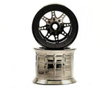 AXIAL Oversize Beadlock 8-Spk Blk Chrm (2)