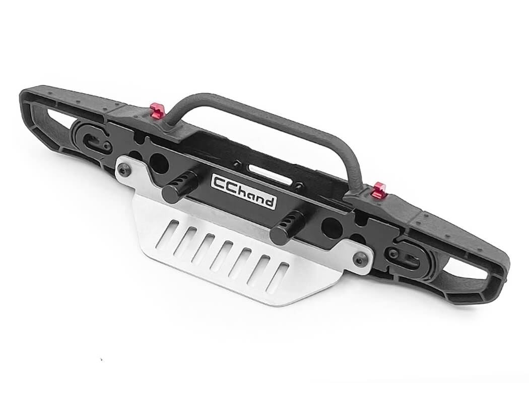 RC4WD OEM WIDE FRONT WINCH BUMPER W/ STEERING GUARD FOR AXIAL 1/10 SCX10 III JEEP (GLADIATOR/WRANGLE
