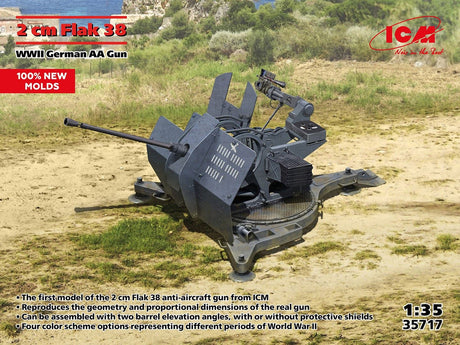 Icm Flak 38, Wwii German Aa Gun
