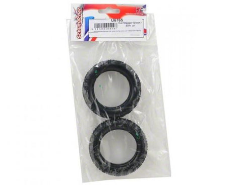 Schumacher Cut Stagger Green - Slim pr