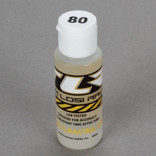 TLR Silicone Shock Oil, 80 Wt, 2 Oz
