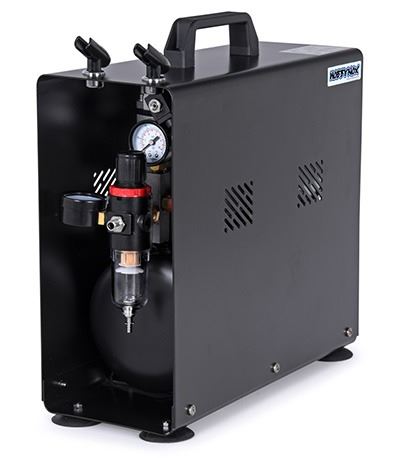 Hobbynox Airbrush Compressor 1/4HP 3.5L (0-6Bar) (HNAS196AW)