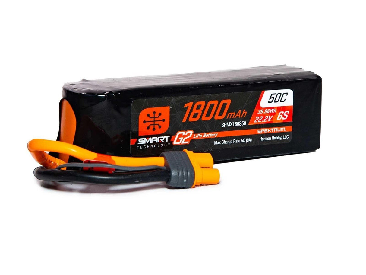 Spektrum 1800mAh 6S 22.2V SMART G2 50C IC3 -