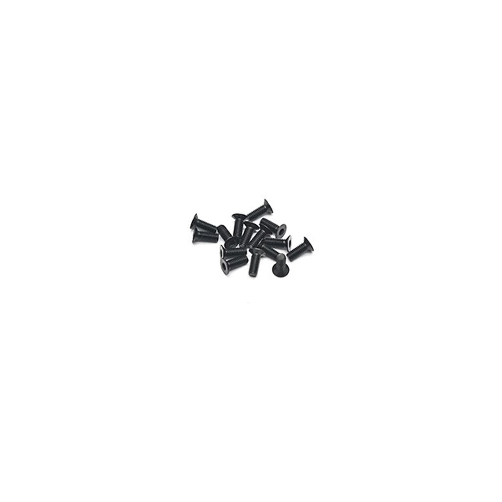110-Degree Titanium Allen Countersunk M3X8 (10)