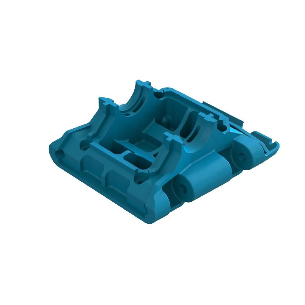 Arrma Rear Lower Skid/Gearbox Mount (1pc) - Blue