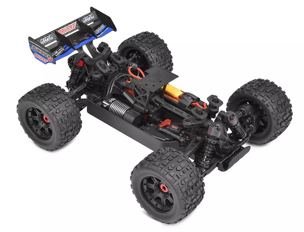 Corally Punisher 4 Brushless 4S Basher Truck Rtr - Blue