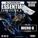 Yeah Racing Aluminum Essential Conversion Kit For Losi 1/24 Micro-B 2Wd Buggy / 1/28 Micro-T Truck