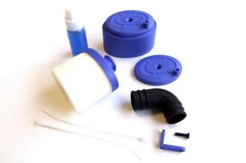 Fastrax Waterproof Air Filter 1/8th w/Air Filter Oil - Blue