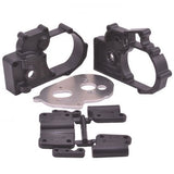 RPM TRAXXAS 2WD HYBRID GEARBOX HOUSING AND REAR MOUNTS BLACK