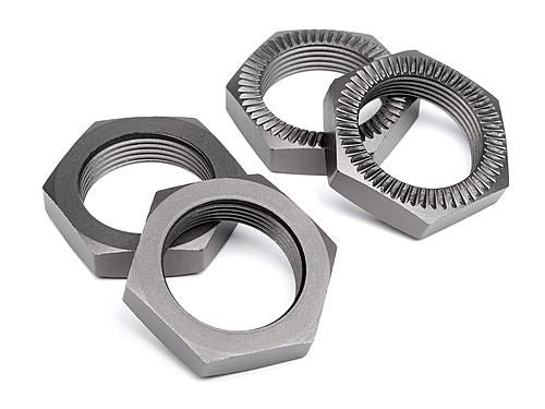 HPI Wheel Nut 24mm (Gunmetal/4Pcs)