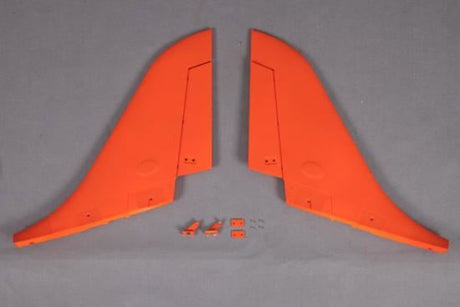 FMS 90MM SUPER SCORPION VERTICAL STABILZER ORANGE