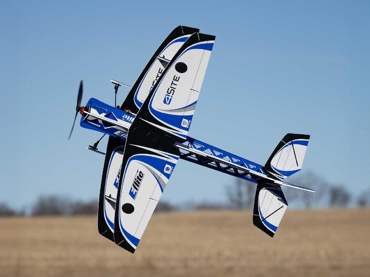 E Flite 4-Site 3D Ff (Flat Foamy) 800Mm Bnf Basic With As3X+ & Safe