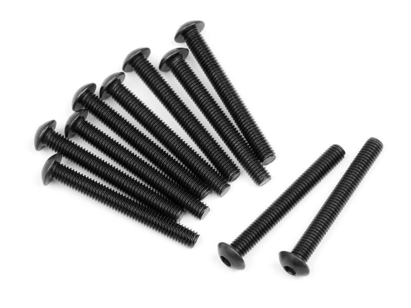 Button Head Screw M3X24Mm (10Pcs)