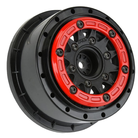 Proline 1/10 Raid Bead-Loc Fr/Rr 2.2In/3.0In 12 & 14mm Sc Wheels (2) R
