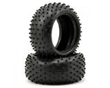 Schumacher Mini Spike 2 Rear Buggy Tyres - Silver - 1 Pair