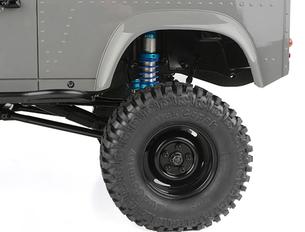 Rc4Wd King Off-Road Racing Shocks 90Mm Silver/Blue