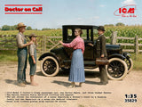 Icm �Doctor On Call’ 1918 Model T Car With 4 Figures