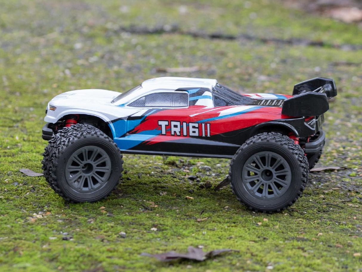 Pd Racing Tr16Ii Brushed Rc Truggy (Red, Blue & White)