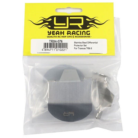 Yeah Racing Stainless Steel Differential Protector Set For Traxxas TRX-6
