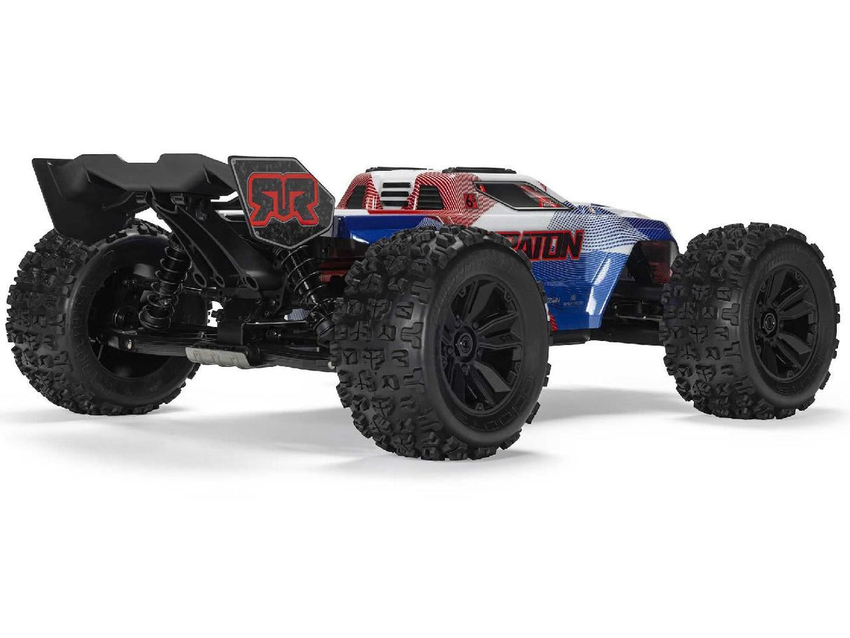 Arrma 1/8 Kraton 6S V6 4X4 Blx Speed Monster Truck Rtr Blue/Red