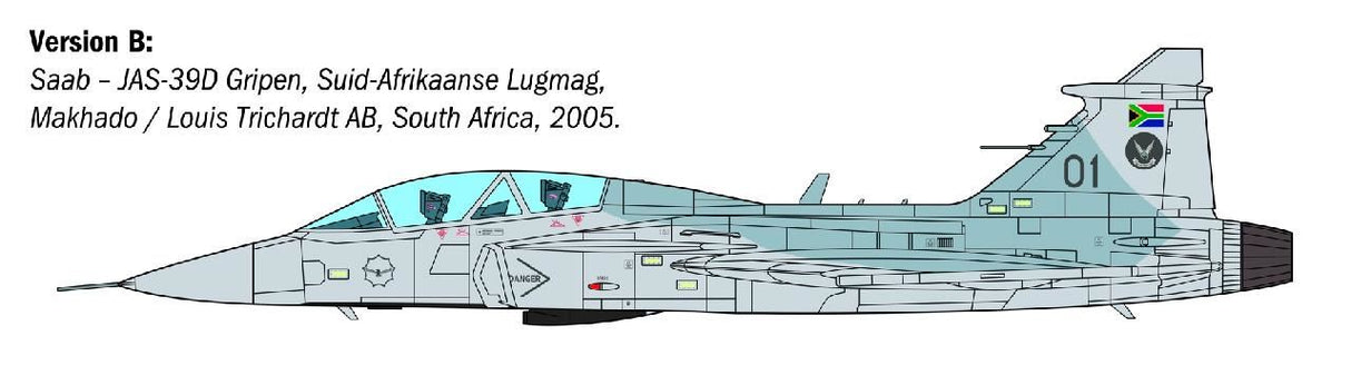 Italeri Jas 39 Gripen Twin Seater