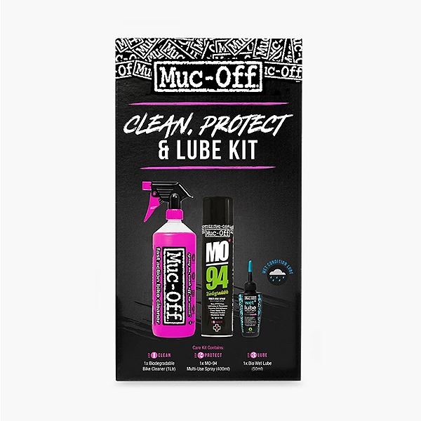 MUC-OFF MO94 LUBICANT, NANO BIKE CLEANER, BIO WET LUBE KIT