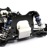 Yeah Racing Aluminum & Carbon Essential Conversion Kit Black For Yokomo Super Dog Fighter Works 91