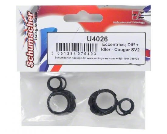 Schumacher Eccentrics; Diff + Idler - Cougar SV2