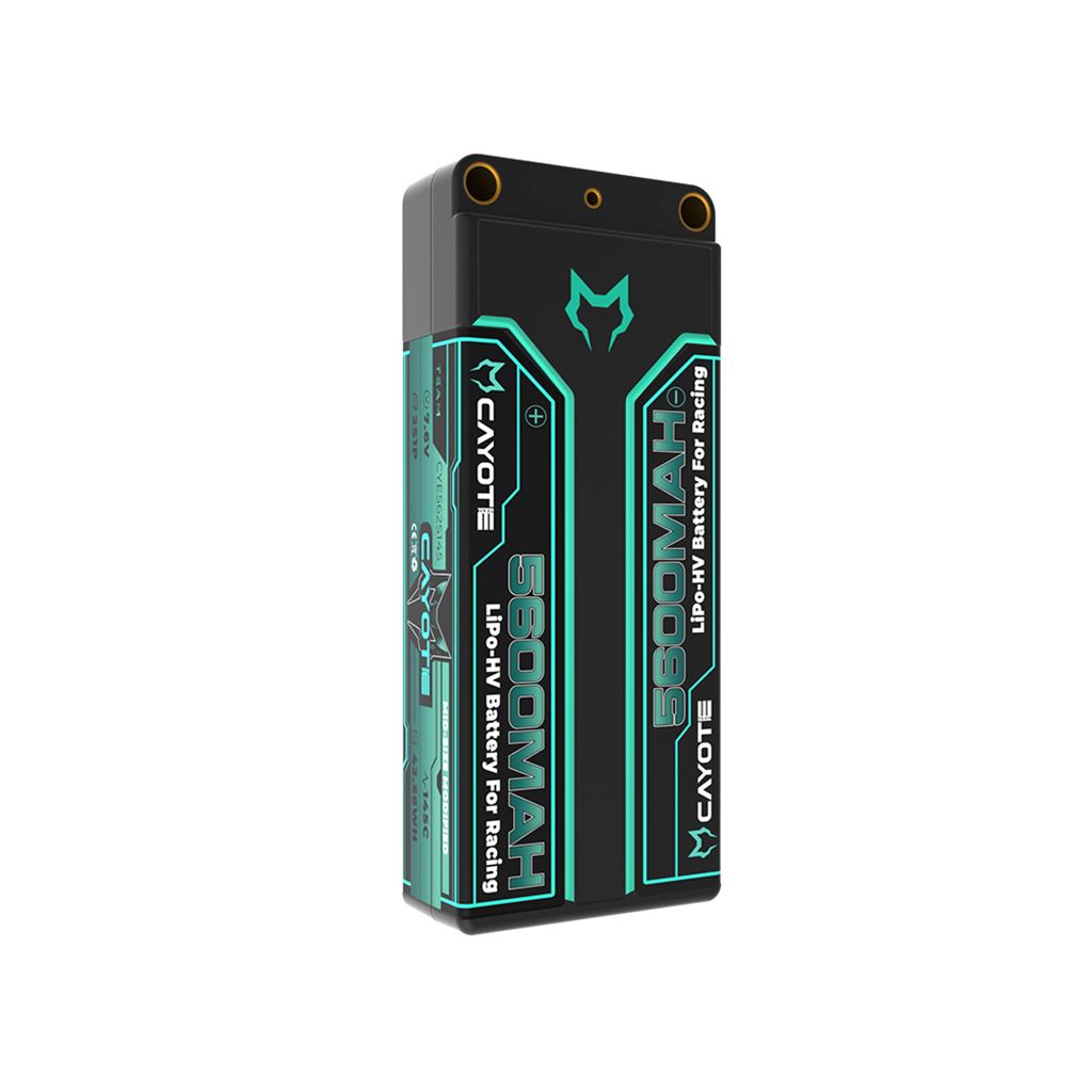 Cayote Lipo 5600Mah Hv Mid 7.6V 20Mm 201G