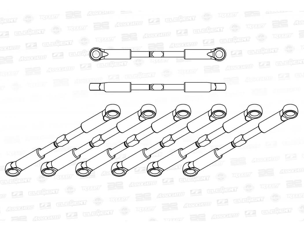 Team Associated B6 Builders Support Kit 2