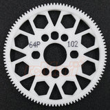 Yeah Racing Competition Delrin Spur Gear 64P 102T For 1/10 On Road Touring Drift